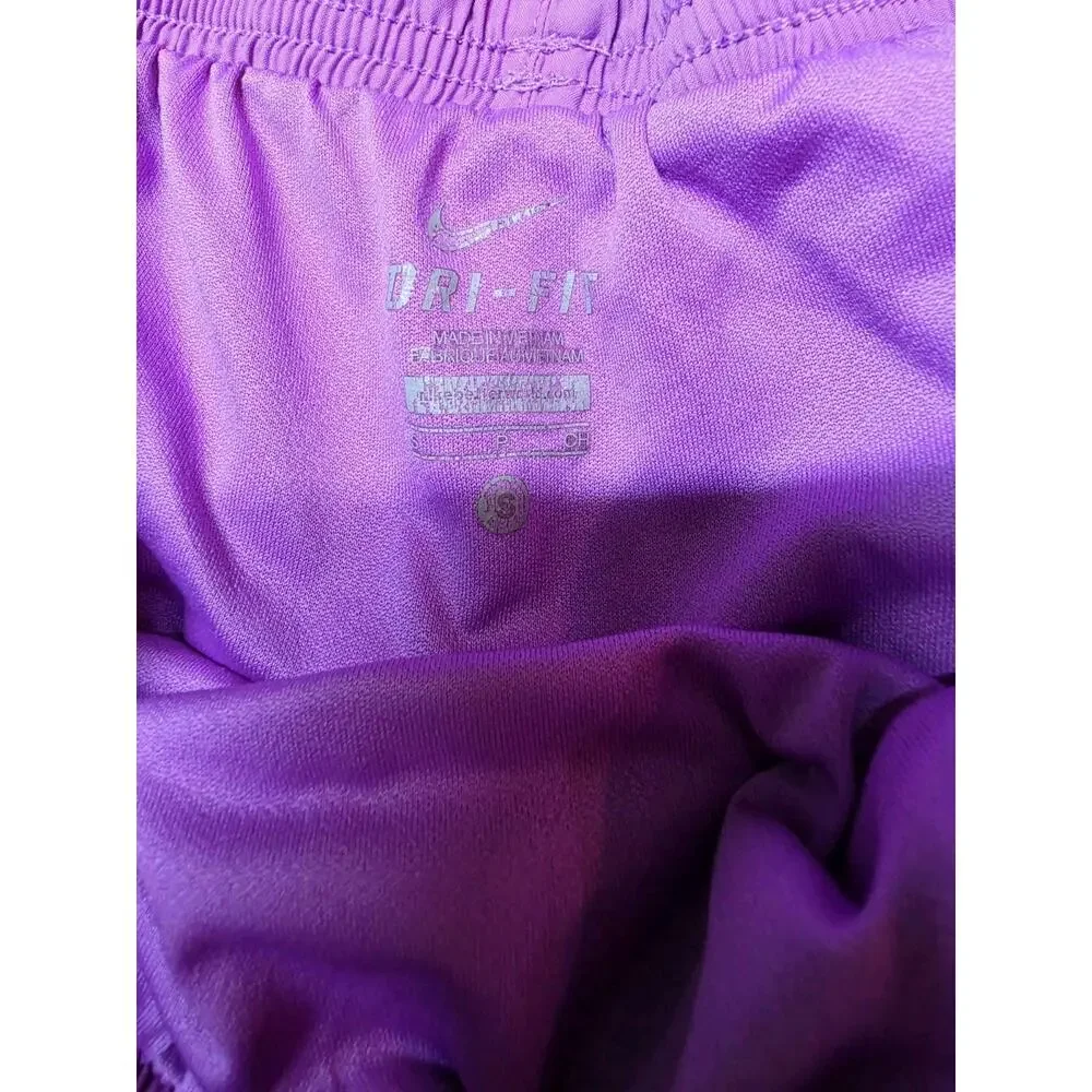 Nike Dry Fit Womens Short Purple Size S